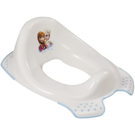 REDUCTOR DE INODORO FROZEN, DE 18 MESES A 4 AÑOS, ANTIDESLIZANTE, EWA, BLANCO