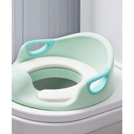 Reductor de inodoro - Reductor de inodoro para niños  Asiento de inodoro para niños  Elevador de inodoro para niños con asa y respaldo  Adaptador de inodoro para niños