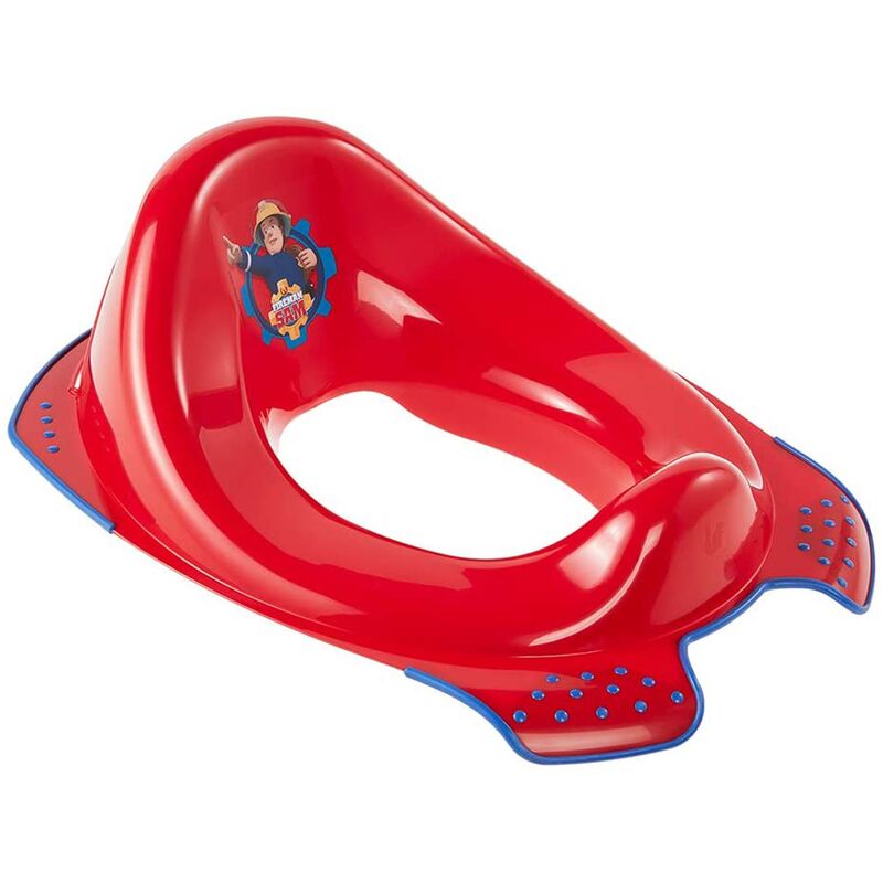 

Reductor de inodoro Sam el bombero - Asiento infantil para inodoro, de 18 Meses a 4 años, Antideslizante, color rojo