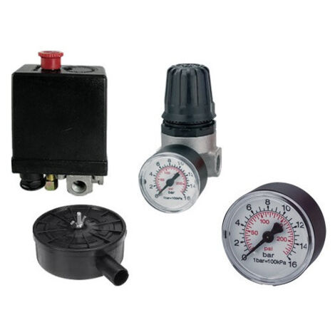 Reductor de presión para compresor 25 L Brixo cod.4100749 - Original