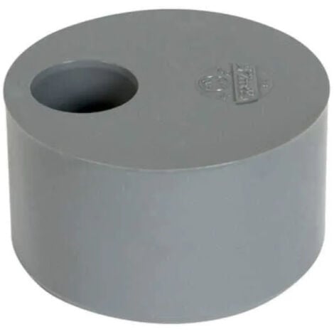 Reductor de PVC incorporado, macho 80mm, hembra 40mm