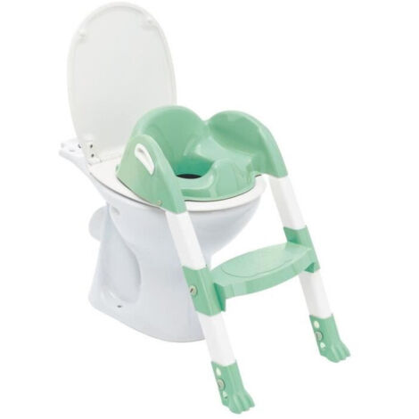 Reductor de WC - THERMOBABY - KIDDYLOO - Verde Celadón - Ajustable