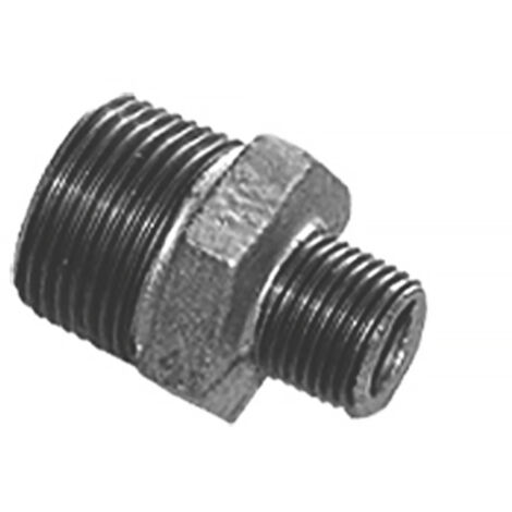 Reductor galvanizado IDMAR N8 de 1 1/2" x 1" (DN40 x DN25)