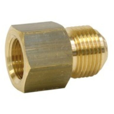 Reduziernippel 1/2" (AG) auf 3/8" (IG) für Kältemittelleitungen/Kupferrohr SAE