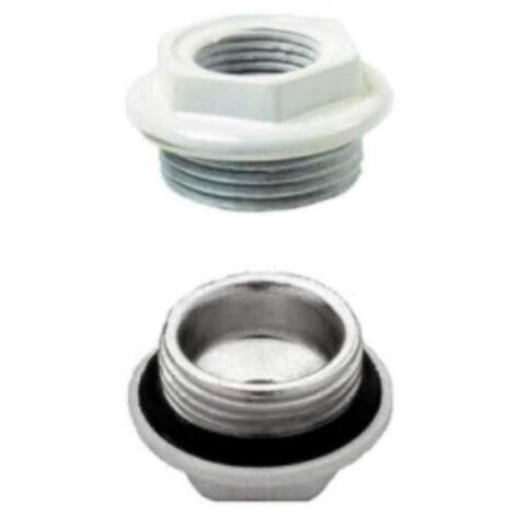 GLOBAL Reduzierstück 1" 1/2, Rechtsgewinde, weiß, mit Dichtung