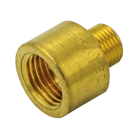 Reduzierstück 1/4" x 1/8" IG/AG Messing Reduzierung  Verjüngung
