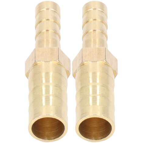 Reduzierstück aus Messing, 10 mm (3/8") auf 6 mm (1/4"), 2er-Pack