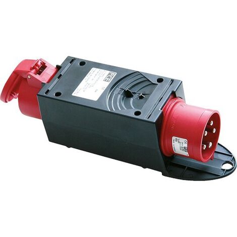 Reduzierungs-Adapter 1x CEE Stecker 32A, 5-polig + 1x CEE Steckdose 16A, 5-polig