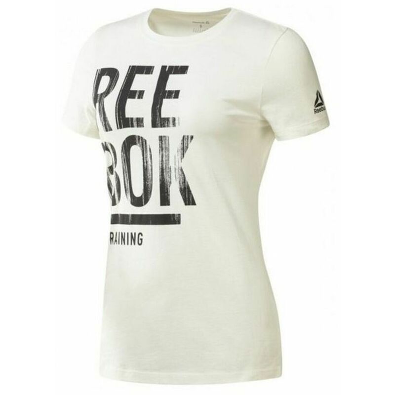 

Camiseta de Manga Corta Mujer Training Split Tee Blanco S - Reebok