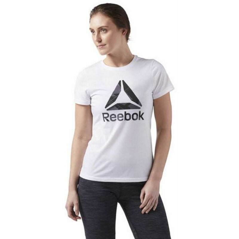 

Camiseta de Manga Corta Mujer Wor CS Graphic Tee Blanco S - Reebok