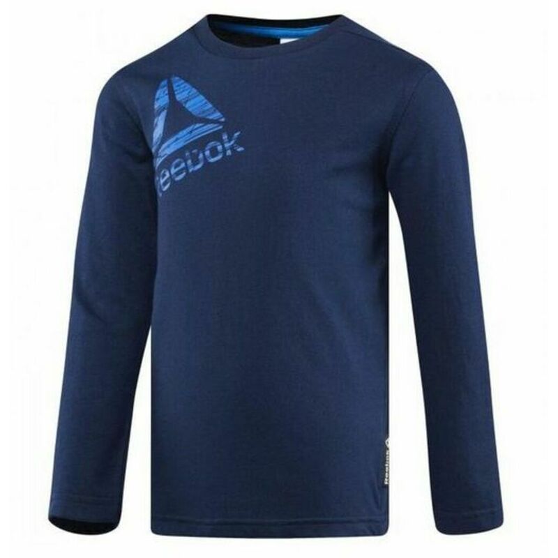 

Camiseta de Manga Larga Niño B ES LS Tee Azul XXS - Reebok