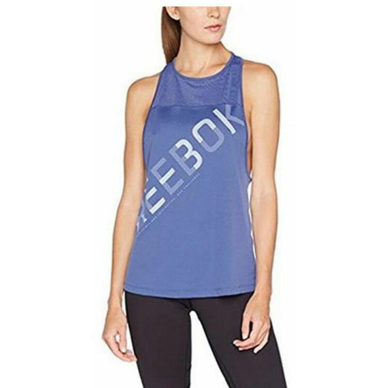 

Camiseta de Tirantes Mujer Wor Graphic Mesh Tank Azul L - Reebok