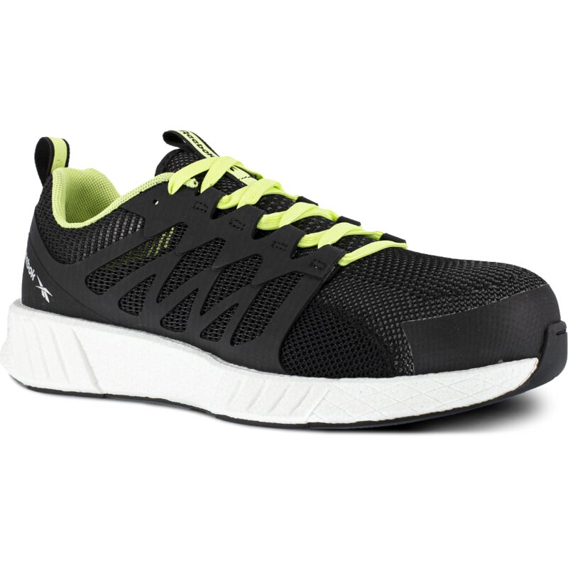 Reebok Sicherheitsschuh Fusion Flexweave Work Gr.45 W.11 Schwarz/lindgrün S1p Src Esd