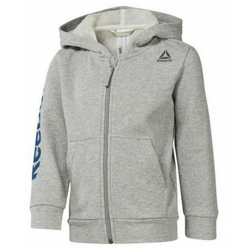 

Sudadera con Capucha Niño B Elem Fz Hdy Gris M - Reebok