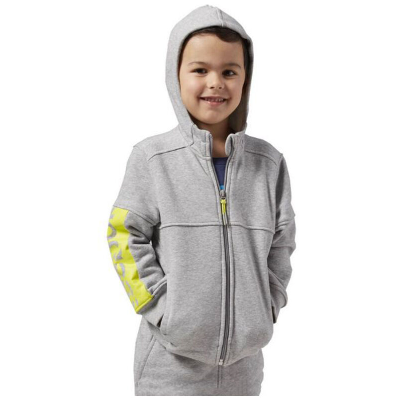 

Sudadera con Capucha Niño B ES FL FZ HDY Gris L - Reebok