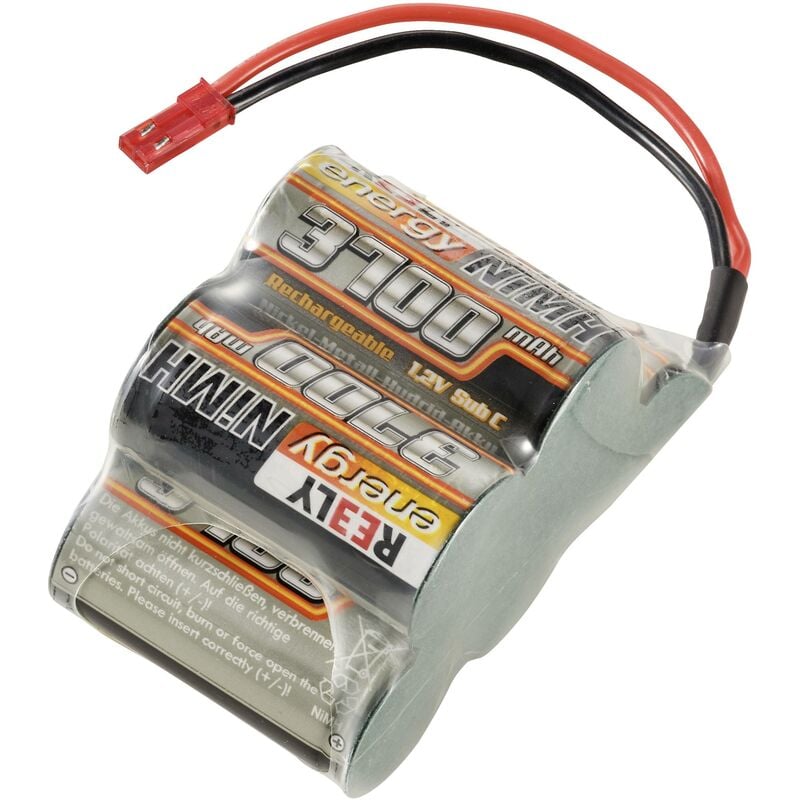 Batterie réceptrice (NiMh) 6 v 3700 mAh Nombre de cellules: 5 Sub-C hump bec X968392 - Reely