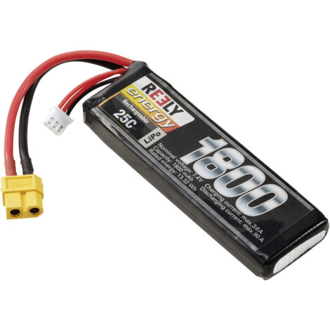 Reely Modellbau-Akkupack (LiPo) 7.4 V 1800 mAh Zellen-Zahl: 2 25 C Softcase XT60