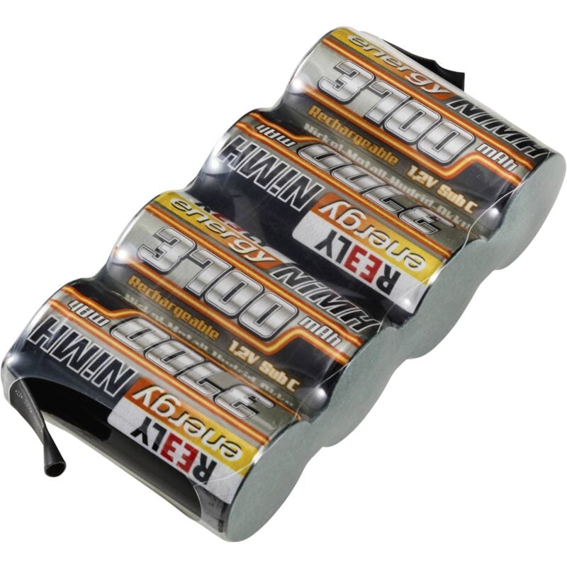 Reely - Pack de batterie (NiMh) 4.8 v 3700 mAh Nombre de cellules: 4 Sub-C side by side X960182