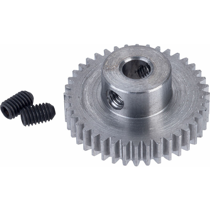 Steel Gear 40 Tooth with Grubscrew 0.5M - Reely