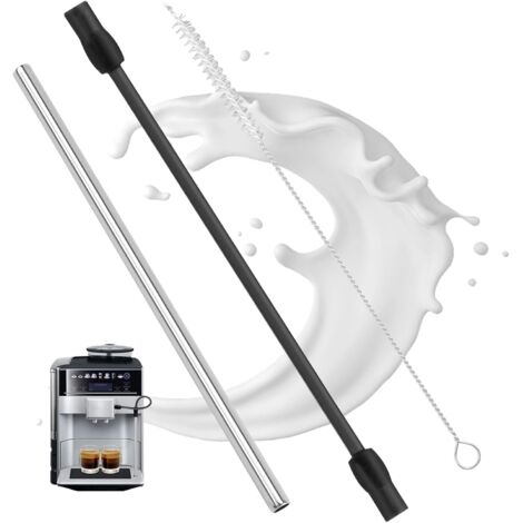 ¡Reemplace fácilmente el tubo de leche de su cafetera Siemens EQ6 con nuestro kit de alta calidad Este paquete completo incluye un tubo de leche duradero de acero inoxidable.
