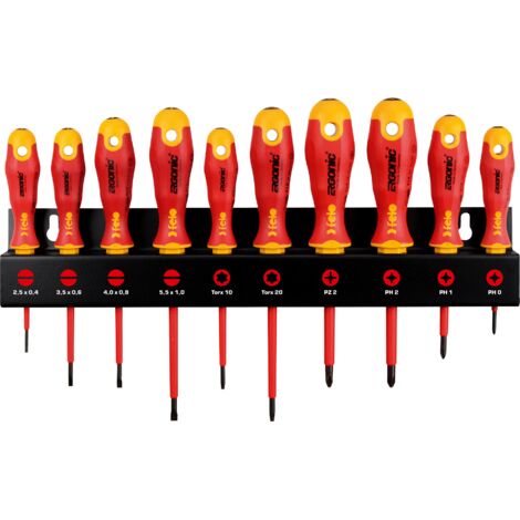 Reemplazo de Ergonic VDE-screwdriver con mango de 3k, 10 partes