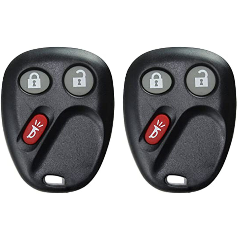 

Happyshop - Reemplazo de la llave del coche del control remoto del mando a distancia de 2 piezas para Cadillac / Chevrolet / GMC / Hummer / Torrent