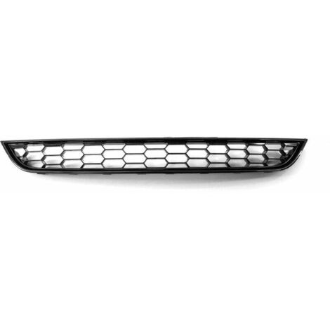 Reemplazo de rejilla inferior de panal negro para Ford Fiesta Zetec-S 2013-2017 Rejilla inferior del parachoques delantero, rejilla inferior negra