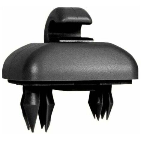 Reemplazo de soporte para visera de coche con clip para Audi A1, A3, A4, A5, Q3, Q5 (8E0 857 562), A7, B6, B7, B8, S4, S5, color negro