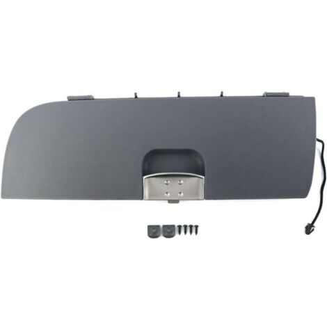 Reemplazo de tapa de guantera, manija de apertura del pestillo de la guantera, compatible con Peugeot 107, Toyota Aygo, Citroën C1 2005-2015 para vehículos con volante a la izquierda, gris
