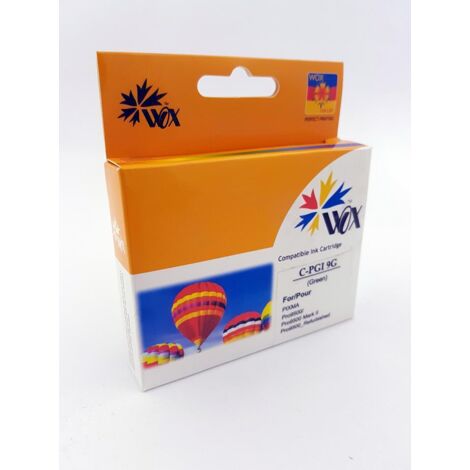 Reemplazo de tinta Wox Green Canon PGI 9G para PGI-9G