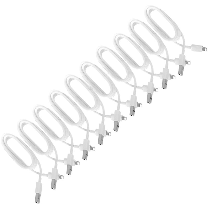 

Reemplazo del cable USB 10pcs para los cargadores del telefono movil de los cables de carga del IOS, 10 piezas