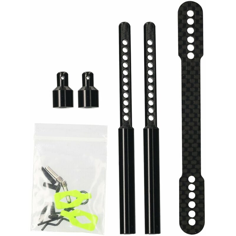 

Happyshopping - Reemplazo del metal de la columna de la carcasa del automovil para el automovil RC Axial scx10 90046 90047,Negro, 100 mm