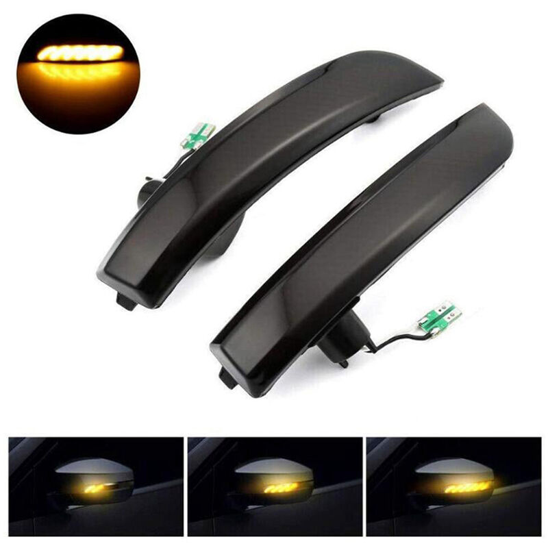 

Happyshopping - Reemplazo para Ford Kuga Escape EcoSport 2013-18 Luz intermitente de senal de giro dinamica LED para coche