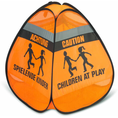 reer 3-D-Straßenwarnschild spielende Kinder Erste Hilfe & Sicherheit