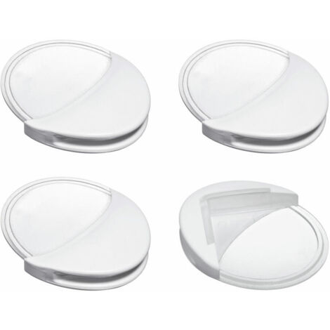 reer Eckenschutz, 4er Set, Ecken Schutz, Stoßschutz, Kindersicherung, Kinder Sicherung, Weiß / Transparent, 82010