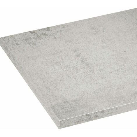 Reeves Newbury pebble grey laminate worktop 353 x 1500mm - Grey