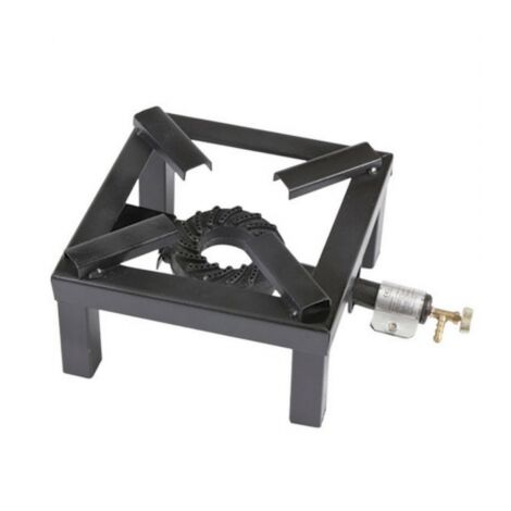 Réfactif à gaz pour camping avec châssis 40x40cm poêle pour cuisiner