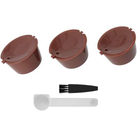 Refillable Capsule Coffee Filter Set Reusable Cafe Tool Fit for Dolce Gusto Coffee MachineCoffee 51‑100ML