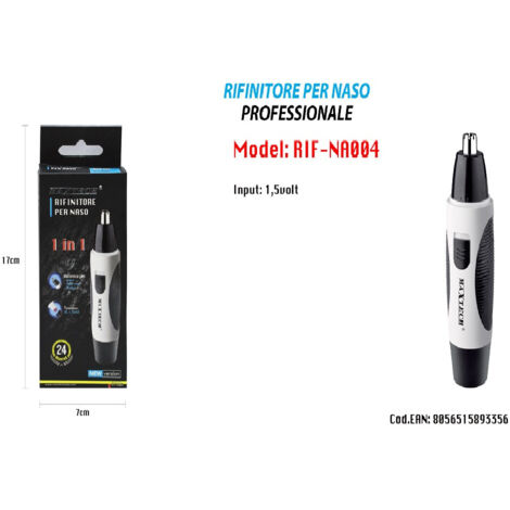 Refinier Refinier Pour Peli Naso Orecchie Barba Uomo Maxtech Rif-na004