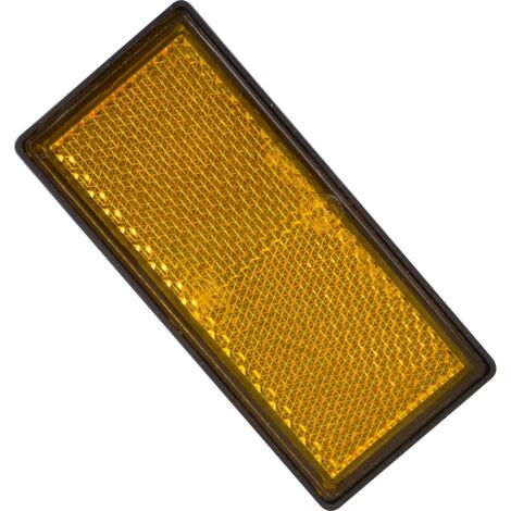 REFLECTEUR 86X40MM ORANGE UNITAIRE