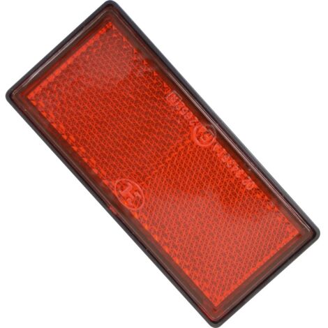 REFLECTEUR 86X40MM ROUGE. UNITAIRE