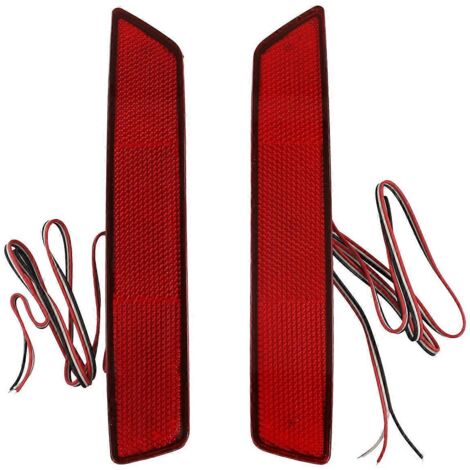 Réflecteur de pare-chocs arrière à LED pour voiture, feu stop, feu arrière rouge