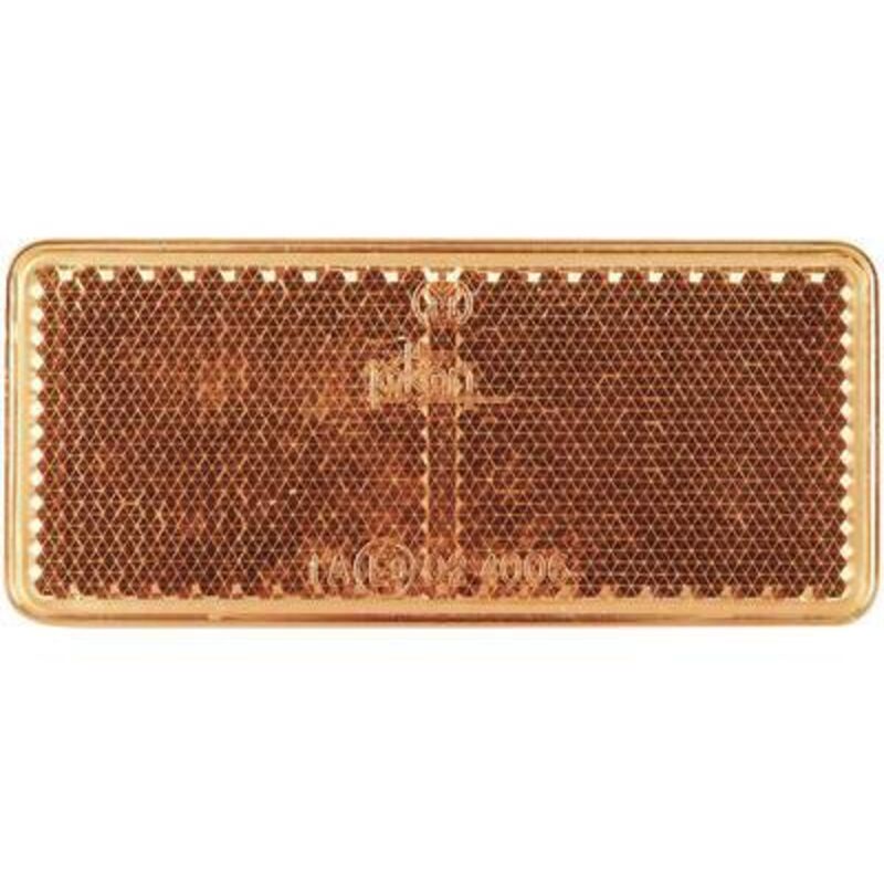 SecoRüt Refklektor Rechteck Orange (L x B) 90mm x 40mm