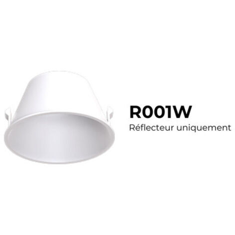 Réflecteur rond - Coloris Blanc pour HYDRA - R001W - SOLUM