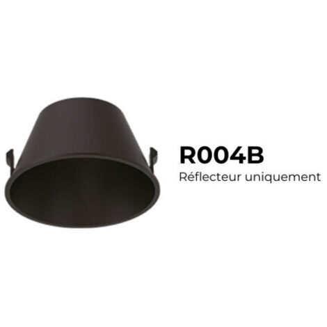 Réflecteur rond - Coloris Noir pour HYDRA - R004B - SOLUM