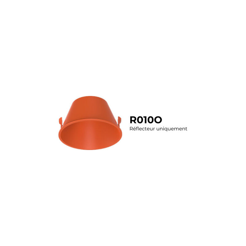 Solum - Réflecteur rond - Coloris Orange pour hydra - R010O