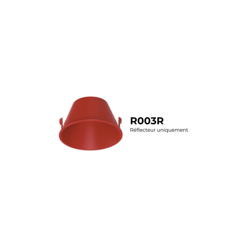Solum - Réflecteur rond - Coloris Rouge pour hydra - R003R