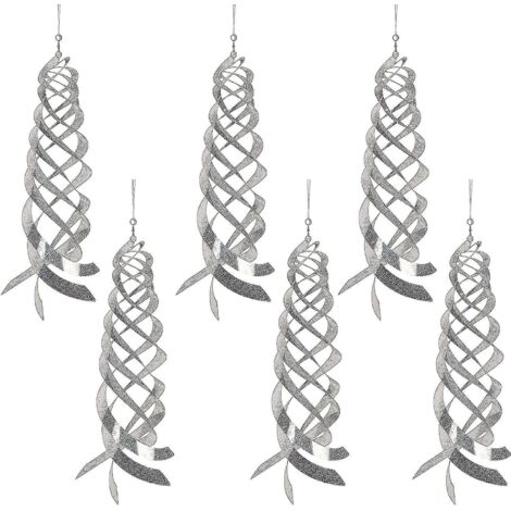 Réflecteurs en spirale anti-oiseaux, enrouleur en mylar argenté