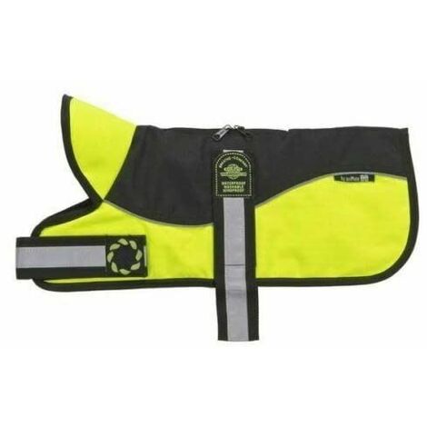 Reflective Black Hi Viz Padded Harness Coat 41cm - 260619