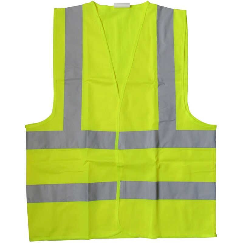 Securefix Direct - Reflective Safety Hi Vis Vest &x28High Visibility Waistcoat Yellow Hi-Viz s m l XL&x29